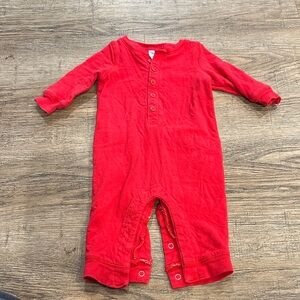 Vibrant Red Kids Onesie